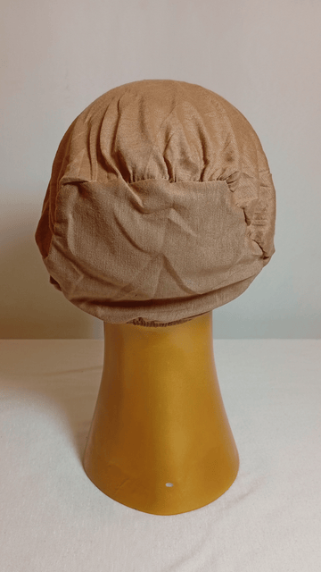 Plain Elastic Cap - Fawn
